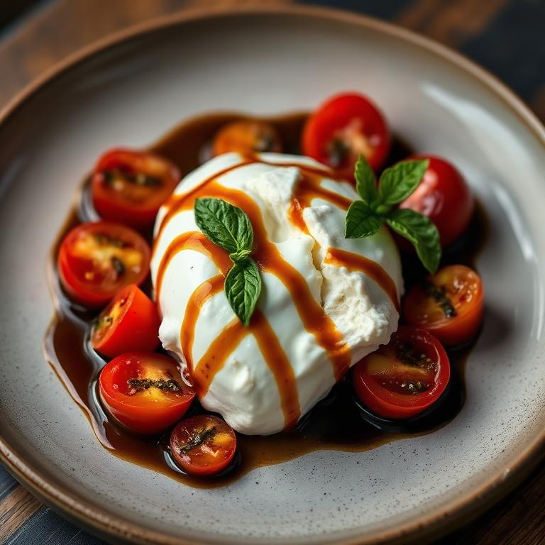 Burrata & Heirloom Tomatoes