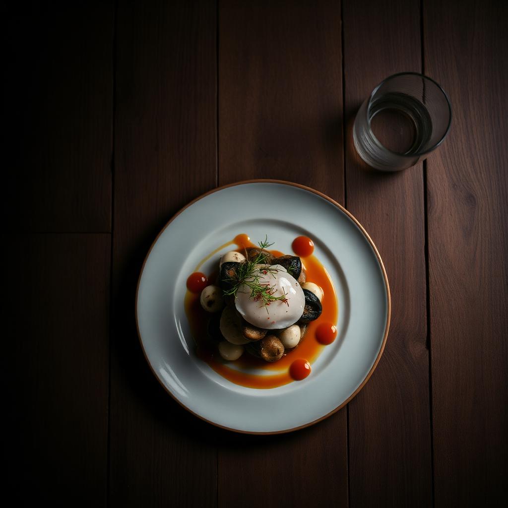Seasonal plated dish
